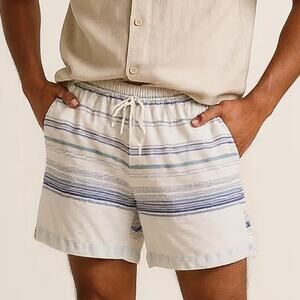 NWT Sovereign Code Boy's Shorts White Striped Preppy Surfer 16